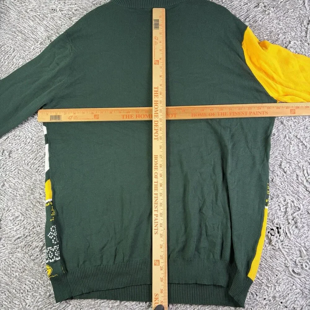 Green Bay Packers Sweater Mens XL Foco Brand NFL Winter Christmas Festive NWTGS
